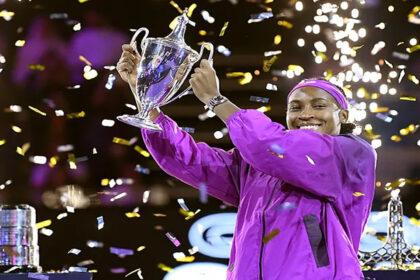 La victoria de Coco Gauff en las WTA Finals es un hito importante en su carrera y en el tenis femenino