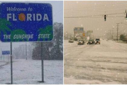 Florida se está preparando para la posibilidad de nieve, un fenómeno raro en el estado