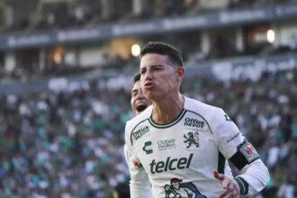 James Rodríguez anotó su primer gol con Club León en la Liga MX
