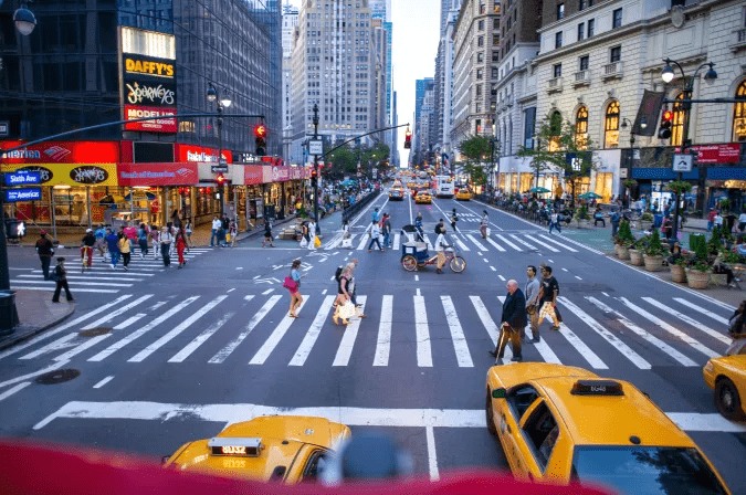 Accidentes viales: los estados más peligrosos para los peatones en EE.UU.