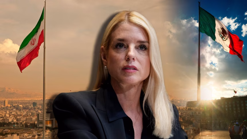 Pam Bondi pone a México en la lista de enemigos de EE.UU. junto Irán y China