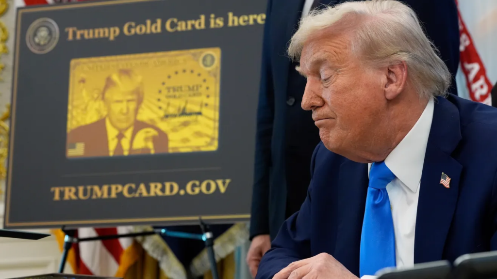 Oficialmente Trump lanza programa de “tarjeta dorada” de $1 millón de dólares
