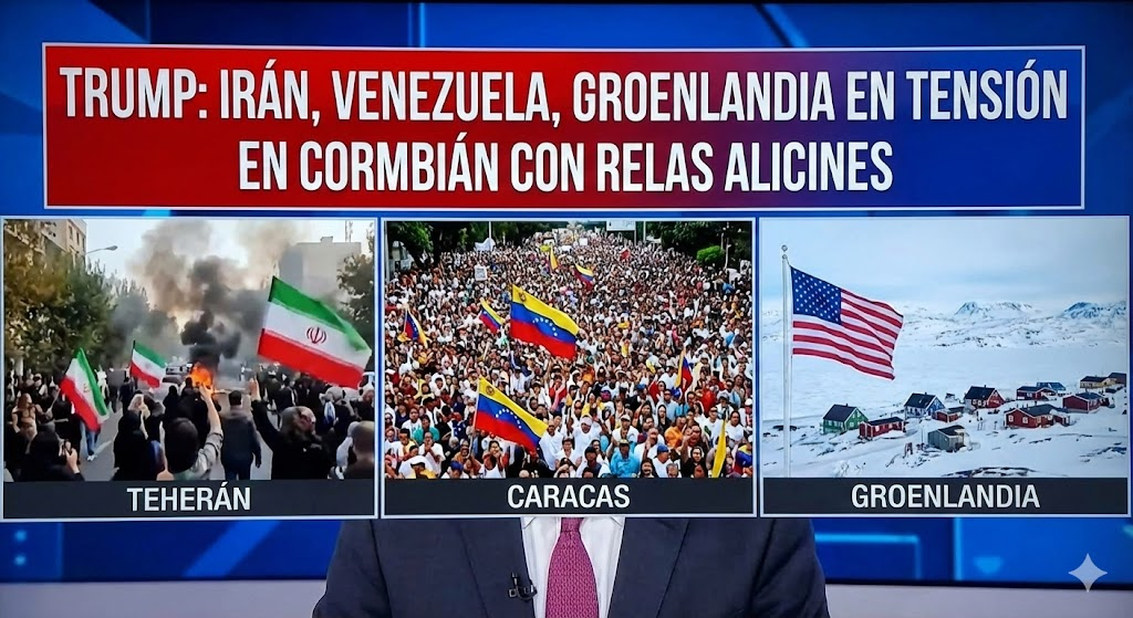 Trump: Irán, Venezuela, Groenlandia en Tensión