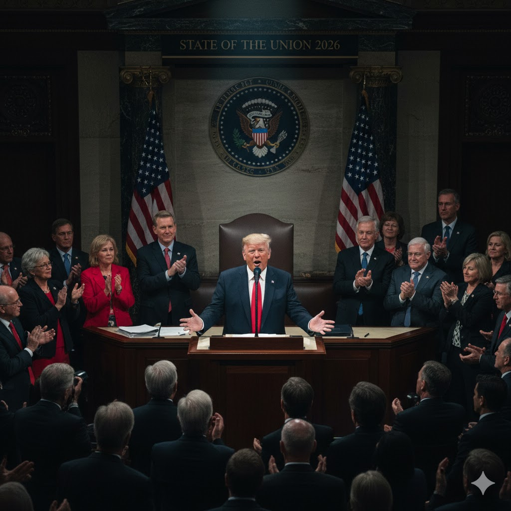 Estado de la Unión 2026: Trump proclama la "Edad de Oro" mientras el país cruje por la división