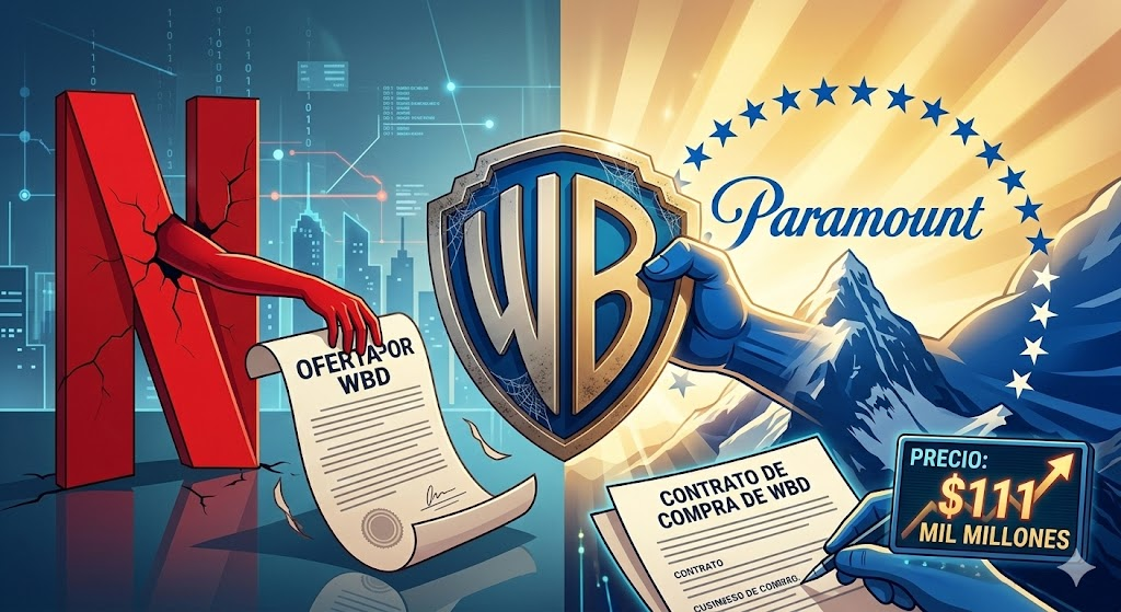 Netflix se rinde: Paramount despeja el camino para comprar Warner Bros en un trato de $111 mil millones