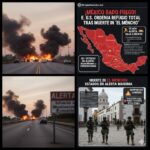¡México bajo fuego! EE. UU. ordena refugio total tras muerte de "El Mencho"