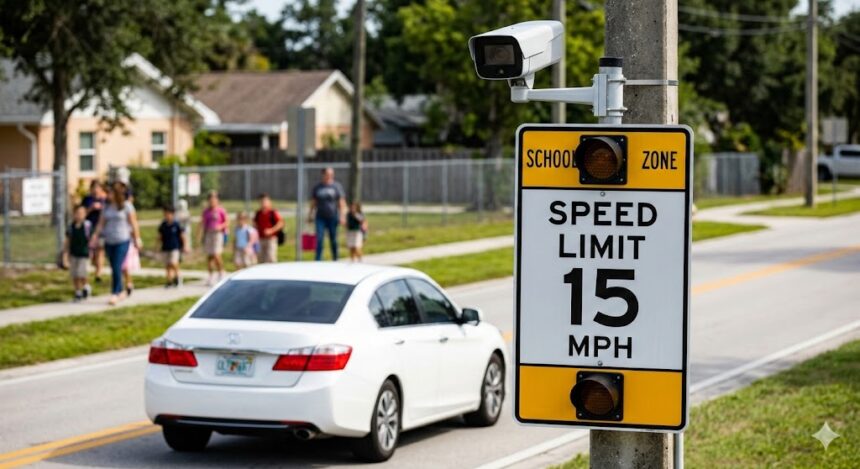 ¡Cuidado al Volante! La Verdad sobre las Multas de $100 en Zonas Escolares de Florida (Luces Apagadas, Multas Activas)