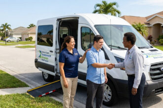 Servicio de transporte gratuito puerta a puerta para personas con discapacidades en Treasure Coast, Florida.