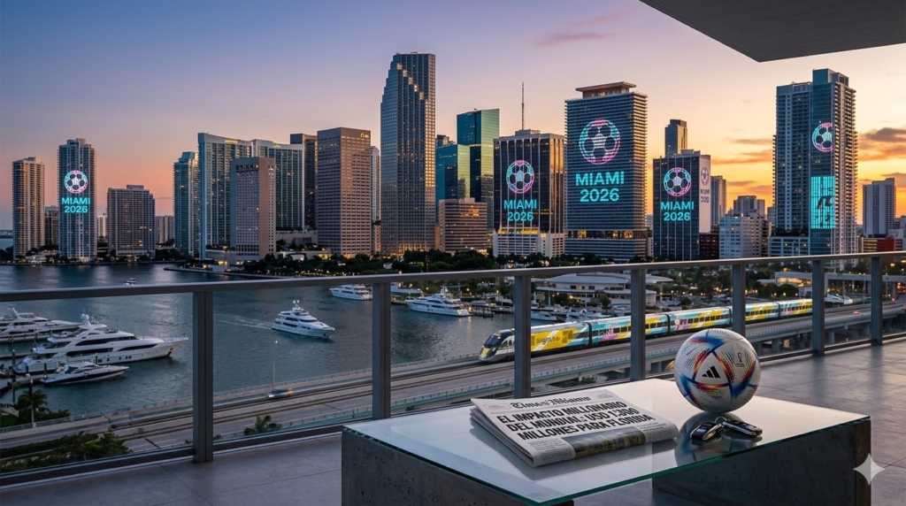 ¿Miami, Capital Mundial del Fútbol? El Impacto de $1.300 Millones y 7 Partidos en 2026