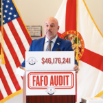 l Director Financiero de Florida, Blaise Ingoglia en rueda de Prensa en Port St. Lucie