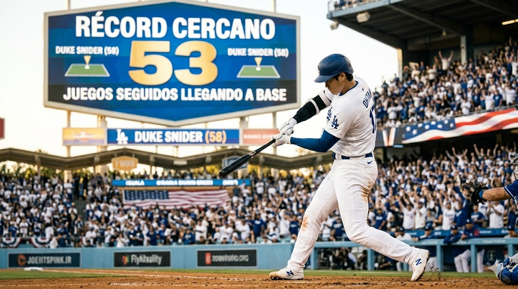 Ohtani alcanza récord histórico de los Dodgers: El "Unicornio" va por la marca de Duke Snider