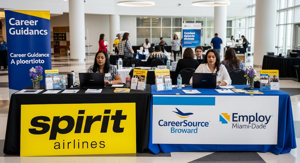 Spirit Airlines Cierra: Guía de Ferias de Empleo y Ayuda en Florida