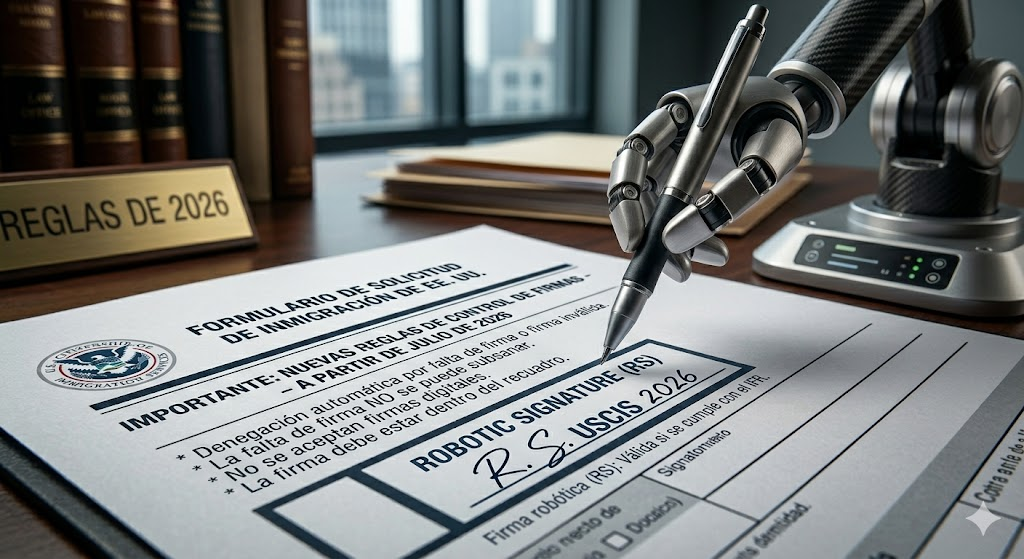 ¡Cuidado! El Nuevo Control de Firmas de USCIS 2026: Por qué tu Caso Corre Peligro