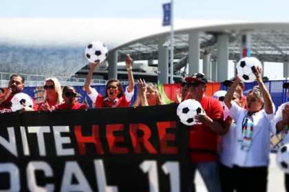Acuerdo laboral histórico logrado por los trabajadores sindicalizados del SoFi Stadium en Los Ángeles