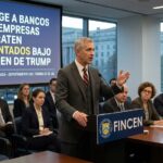 FinCEN exige a bancos reportar empresas que contraten indocumentados bajo nueva orden de Trump.