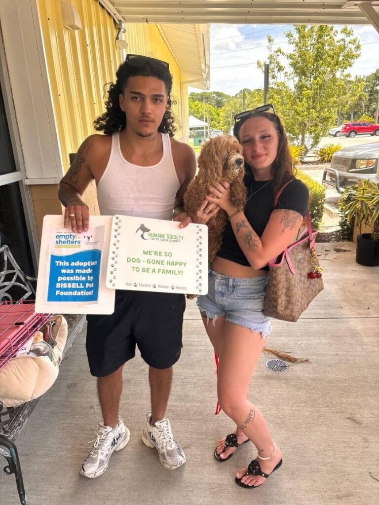 Exitosa Jornada de adopción de mascotas en St. Lucie