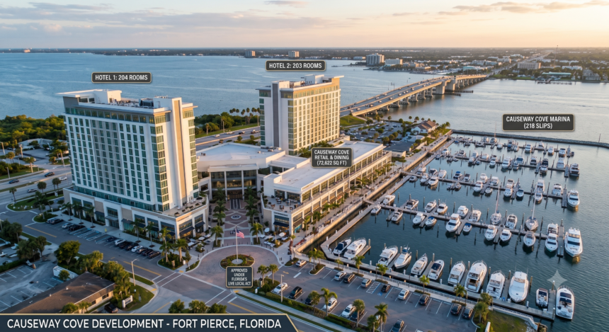 Causeway Cove, el Proyecto de 930 unidades en Fort Pierce avanza sin votación