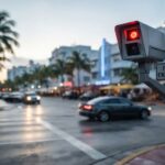 ¡Cuidado al volante! Miami Beach activa nuevas reglas de cámaras en semáforos
