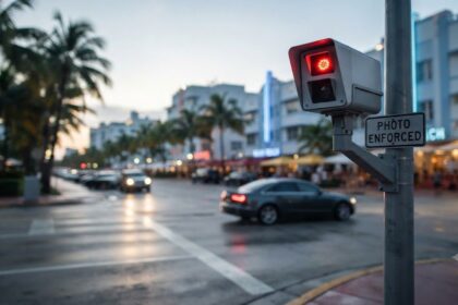 ¡Cuidado al volante! Miami Beach activa nuevas reglas de cámaras en semáforos