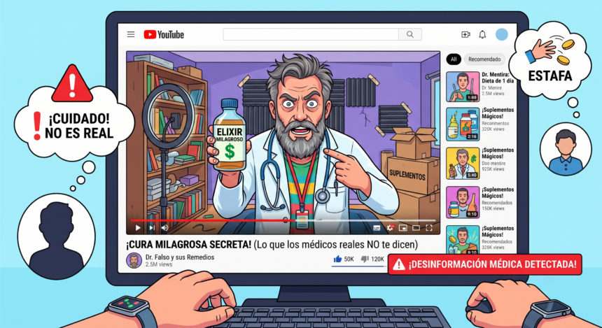 Médicos falsos en YouTube ponen en riesgo la salud de los adultos mayores