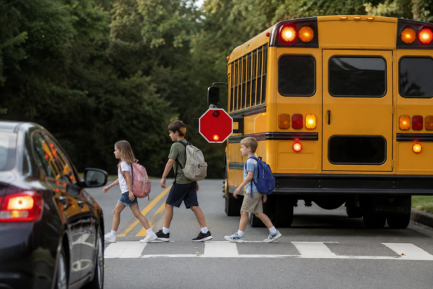 ¡Cuidado! Multa de $1,000 por rebasar un autobús escolar (Lo que debes saber)
