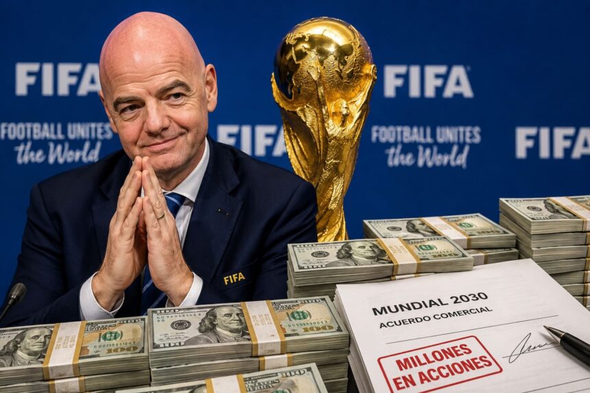 El salario estratosférico de Infantino si privatizan el Mundial de la FIFA