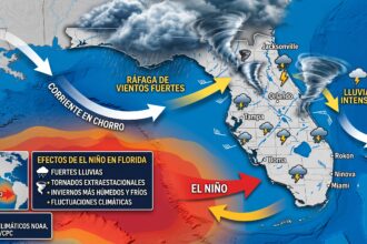 El fenómeno de El Niño entra en una fase crítica con más de 90% de probabilidad de alcanzar categoría fuerte.