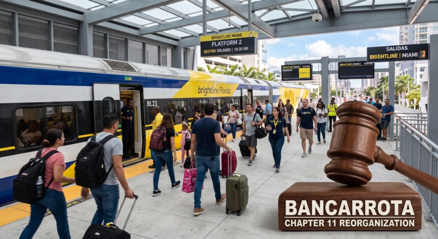 La matriz de Brightline Florida se ampara en el Capítulo 11 por una deuda de $2.5 mil millones.