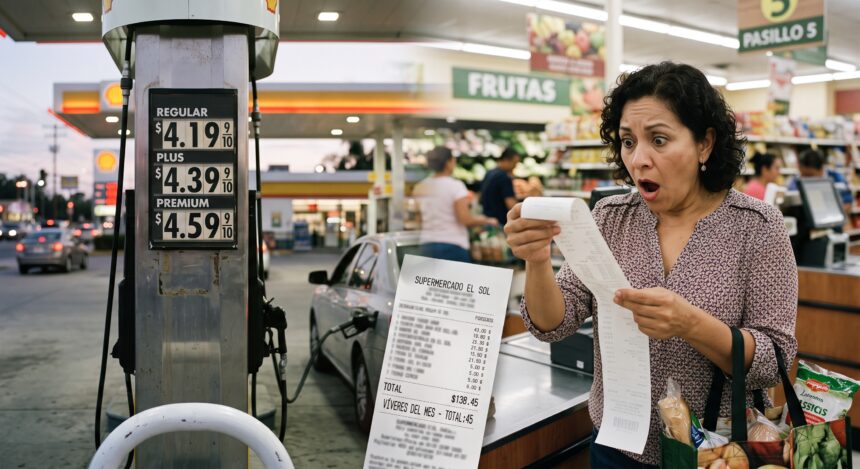 El aumento en los precios del combustible dispara el costo de vida y encarece la canasta básica.