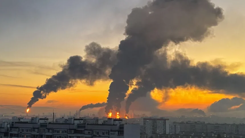 Lluvia de fuego sobre Moscú: El histórico ataque con 450 drones que sacude Rusia