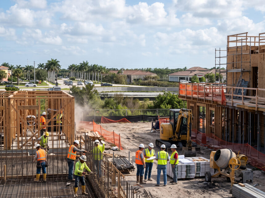 El desarrollo inmobiliario en Florida contrasta entre los rascacielos de ultralujo en Palm Beach y el crecimiento comercial y residencial en la Costa del Tesoro.