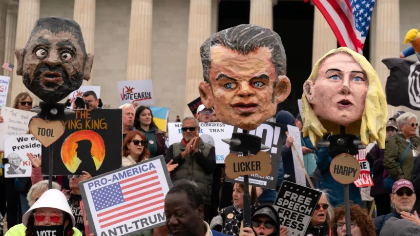 ‘No Kings’ regresa a las calles: el clamor contra Trump sacude el país y llama a votar
